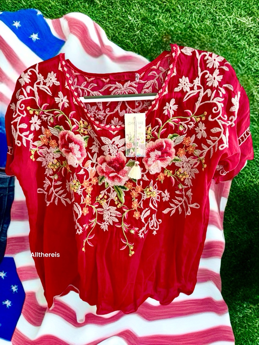 NWT Johnny Was Cedella Blouse XS (4/6)